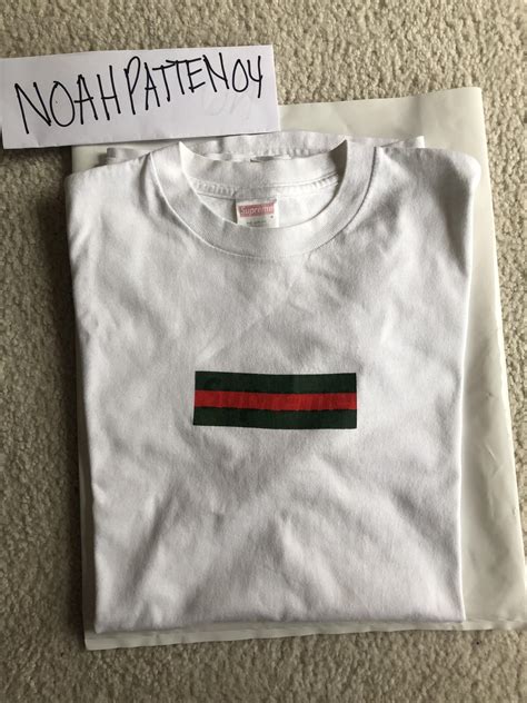 supreme gucci tee bogo|supreme box logo clothing.